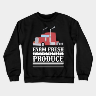 Farm Fresh Produce T Shirt For Women Men Crewneck Sweatshirt